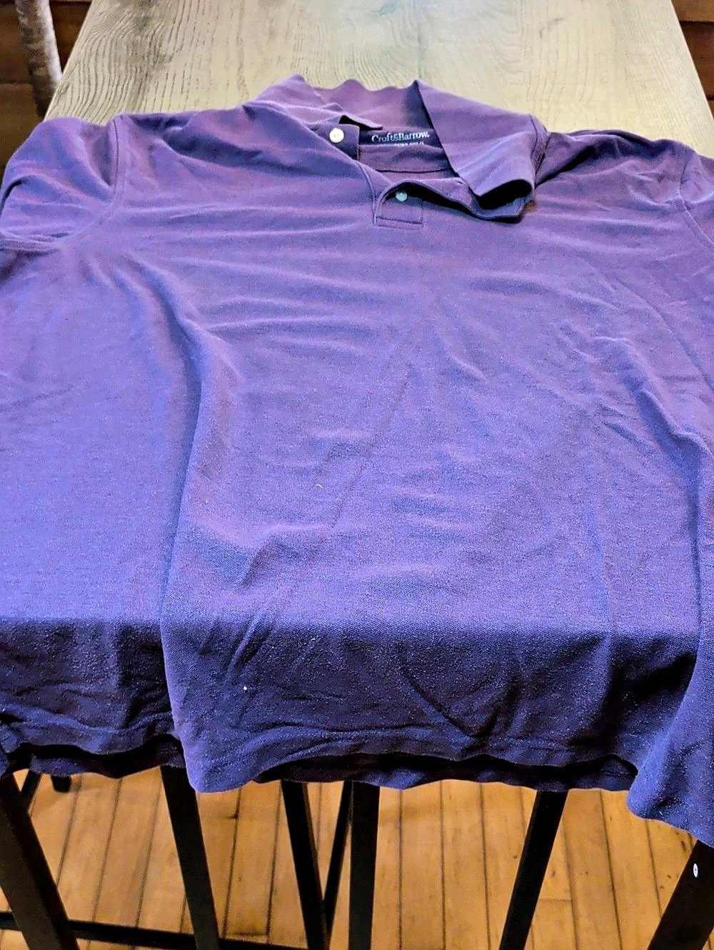 Croft & Barrow Signature Polo in Purple Size XL Like New